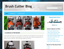 Tablet Screenshot of brushcutterblog.papahardware.com